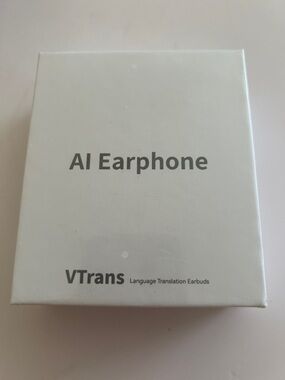 NWT V Trans AI Language Translation Earbuds - 150+ Languages - Bluetooth 5.4
